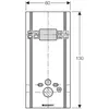 Geberit GIS WC-Paneel für Sigma UP-Spülkasten Produktbild-Vorschau 5