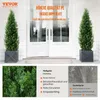 VEVOR Albero di cedro topiario artificiale, alto 152,4 cm Anteprima dell’immagine prodotto 3