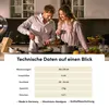 Hoffmann Grillpfanne eckig 28x28 cm Aluguss Antihaft mit Produktbild-Vorschau 2