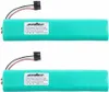 Two identical green battery packs with black connectors and wires are shown against a white background. Náhled obrázku produktu