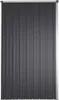 A full shot of a dark gray metal shed door with silver trim. Náhled obrázku produktu