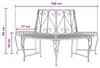 vidaXL Lavica v tvare stromu, 4-miestna, 160 x 80 x 89 cm, Náhľad obrázku produktu 6