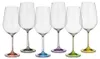 Szkło Do Czerwonego Wina 350 Ml 6 Szt. Rainbow Bohemia Podgląd zdjęcia produktu 5