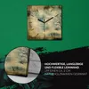 Coloray Uhr auf Leinwand 30x30 cm Wand Uhr Dekoration Produktbild-Vorschau 5
