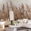 Vlies Fototapete - Tall Grasses - Brown 100x70 cm Produktbild-Vorschau 1