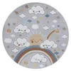Teppich BONO 8437 Kreis Wolken, Himmel, hellgrau / Creme Produktbild-Vorschau 3