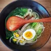 2 Stück japanische Holz-Ramen-Löffel – Suppenlöffel – Produktbild-Vorschau 4