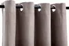 vidaXL Verdunkelungsvorhänge mit Metallösen 2 Stk. Taupe Produktbild-Vorschau 3