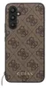 A close-up view of a phone case with a repeating Guess logo pattern. Podgląd zdjęcia produktu