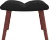 vidaXL Poltrona relax con sgabello in velluto nero Anteprima dell’immagine prodotto 19