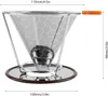 Kaffeefilter aus Edelstahl - Wiederverwendbarer 2-in-1 Produktbild-Vorschau 2