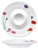 6x portauovo Marie con vassoio fiori in porcellana colorata Anteprima dell’immagine prodotto 4