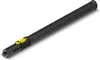 A black extension tube with a yellow button, likely for a cleaning device. Produktbild-Vorschau