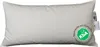 A white pillow with a green certification logo on its side. Produktbild-Vorschau