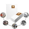 A collage of images showing vacuum cleaner bags and their use in various cleaning scenarios. Produktbild-Vorschau