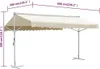 vidaXL Markiza wolnostojąca 600x300 cm kremowa Podgląd zdjęcia produktu 11