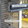Outsunny Klemmmarkise mit Handkurbel höhenverstellbar Produktbild-Vorschau 6