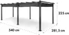 Blumfeldt Pavillon 3x6m, Rostfreier Metall-Pavillon mit Produktbild-Vorschau 9