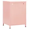 vidaXL Table de nuit rose 35x35x51 cm acier Voir les images du produit 5