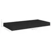 Plovoucí nástěnné police 4 ks černé 50 x 23 x 3,8 cm MDF Náhled obrázku produktu 8