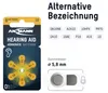 ANSMANN Hörgerätebatterien Typ 10 gelb P10 PR70 ZL4, 60 Produktbild-Vorschau 4