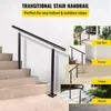 Balustrada Schodowa Vevor Aluminiowa 3-Stopiowa Czarna Ze Podgląd zdjęcia produktu 2