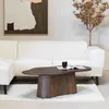 Couchtisch Organic 120cm - Dunkelbraunes Mangoholz - Jessie Produktbild-Vorschau 8