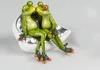 Lustige Frösche Figur Frosch Froschpaar auf Couch  Poly 13 Produktbild-Vorschau 4