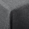 A close-up view of a dark gray fabric with a textured weave, likely a tablecloth. Produktbild-Vorschau