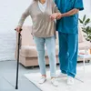 Teleskopischer klappbarer orthopädischer Gehstock für Produktbild-Vorschau 2