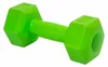 A single green dumbbell is shown against a white background. Produktbild-Vorschau