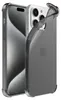 A transparent phone case is shown on a phone.