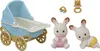 SYLVANIAN set conigli gemelli + passeggino 05432 Anteprima dell’immagine prodotto 3