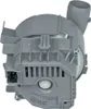 A gray dishwasher pump against a white background. Produktbild-Vorschau