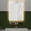 COSTWAY Koupelnové zrcadlo LED 70 x 50 cm, nástěnné Náhled obrázku produktu 1