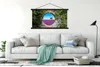 MuchoWow® Textilposter Lavendel - Ausblick - Blumen - Produktbild-Vorschau 3