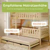 Hochbett 90x200 Etagenbett Kinderbett Jugendbett Stockbett Produktbild-Vorschau 7