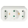 Logilink Steckdosenadapter 2x Euro und 1x Schukon weiß Náhľad obrázku produktu 2