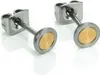 Boccia Titanium 0541-02 Damen Ohrstecker Titan Bicolor Gold Produktbild-Vorschau 1
