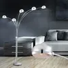 Globo Lighting Stehleuchte Metall verchromt, 5x E14 Produktbild-Vorschau 5