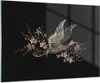 Bilder auf glas - Einteilig - Asiatisch Vogel Blumen - Produktbild-Vorschau 1