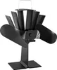 Wiltec Ventilateur de poêle à bois – 2 Pales – 1100 tr/min Voir les images du produit 1