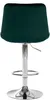2er Set Barhocker Toni Samt chrom - grün Produktbild-Vorschau 7