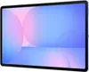A tablet device displayed at an angle against a white background with a colorful abstract wallpaper on its screen. Produktbild-Vorschau