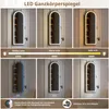 LVSOMT Schmuckschrank in Grün mit 3 Lichtfarben Produktbild-Vorschau 6