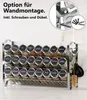 Set 24pcs - Deco Haus 3 tierces metal spice rack with 24 Voir les images du produit 6