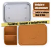 Brotdose Kinder Edelstahl mit Einsatz, BPA frei, Lunchbox, Produktbild-Vorschau 11