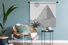 MuchoWow® Wandteppich Wandbehang Illustration - Pyramide - Produktbild-Vorschau 4