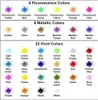 34-Farben-Airbrush-Farben-Set – Acrylfarben auf Wasserbasis Produktbild-Vorschau 3