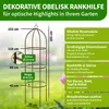 TTL GARDEN Rankhilfe Obelisk L 165x40cm braun – Rankgitter Produktbild-Vorschau 2